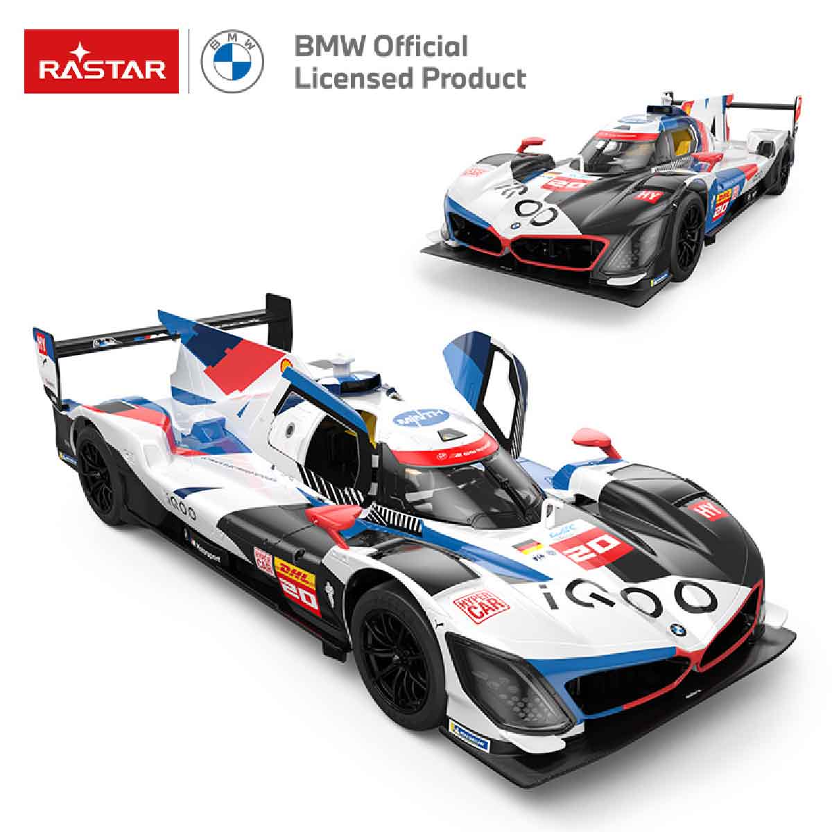Đồ Chơi Xe Điều Khiển 1:14 BMW M Hybrid V8 Mở Được Cửa Trắng RASTAR R10190/WHI