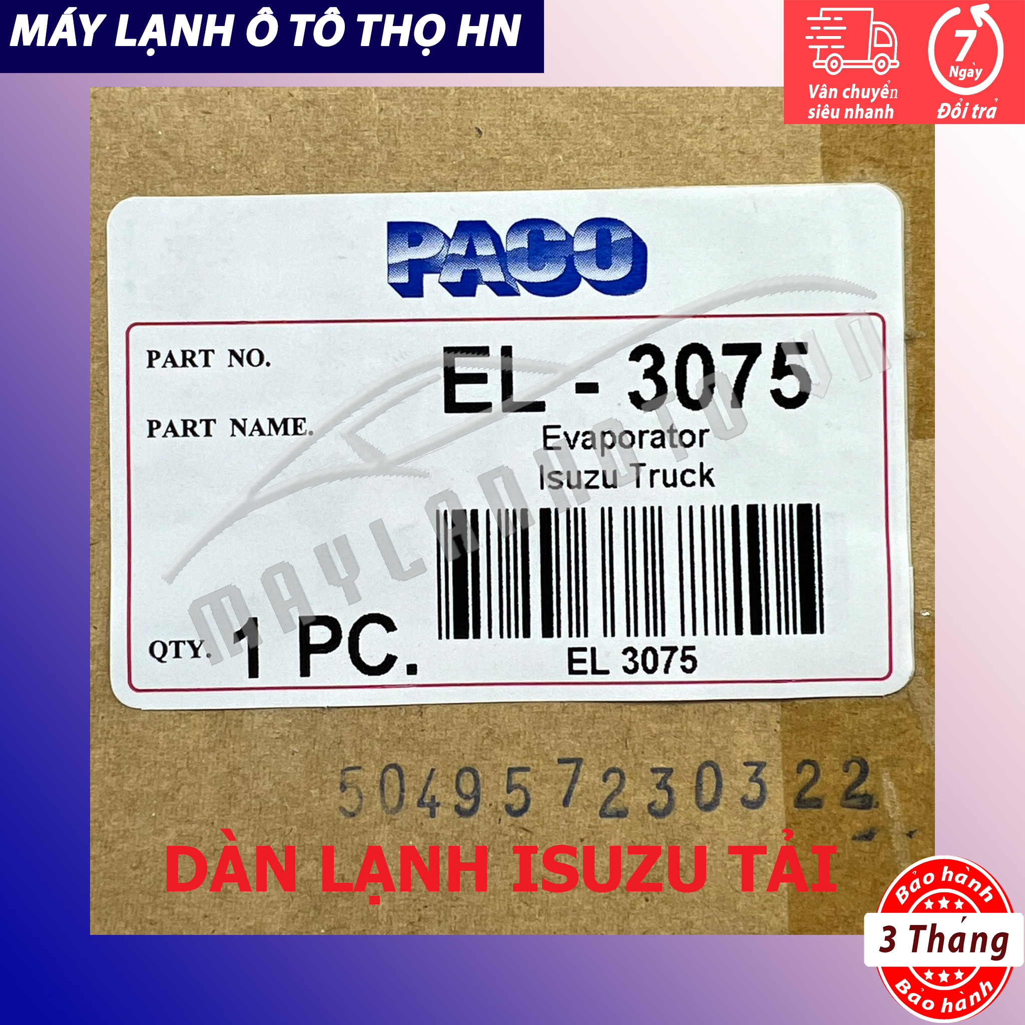 Dàn lạnh Isuzu 3,5 tấn - 5 tấn Hàng xịn Thái Lan