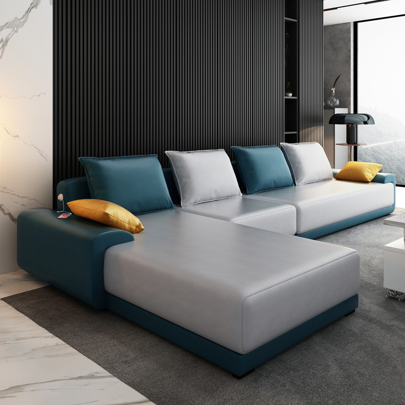 Ghế Sofa Góc L Bọc Vải Bố Nệm Mút Êm Ái, Khung Gỗ Sồi Chắc Chắn Mẫu Mới Mã HG-06