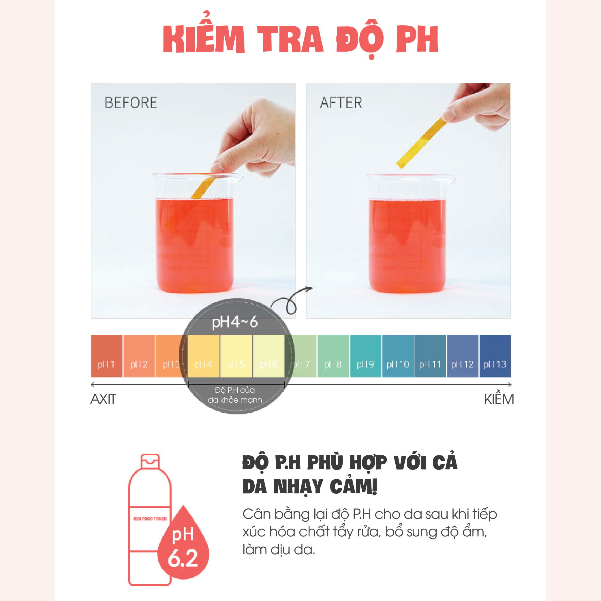 Nước hoa hồng trái cây đỏ Graymelin Red Food Toner 500ml