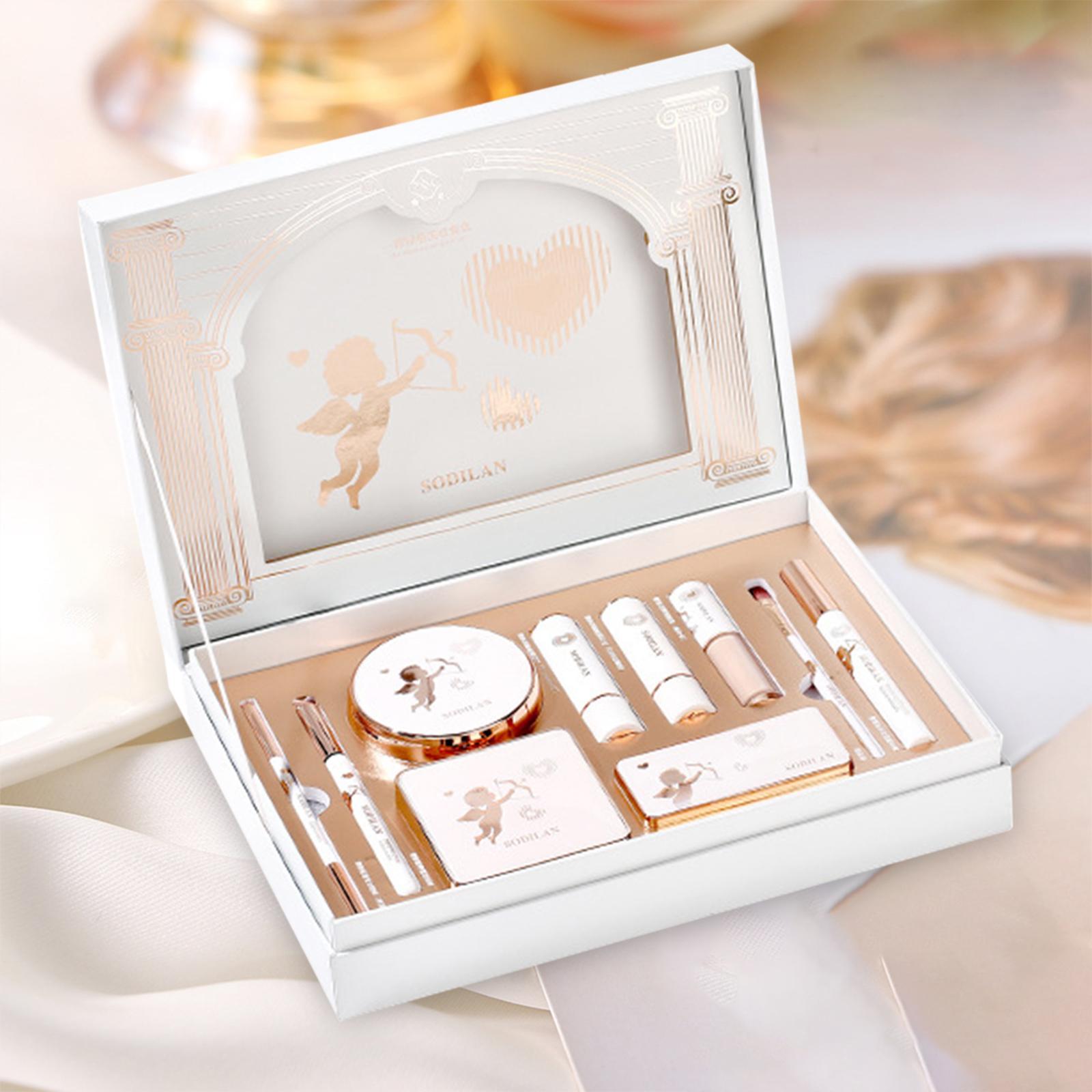 Makeup Kit including Liquid Eyeliner Cushion BB Cream Cosmetic for Beginners