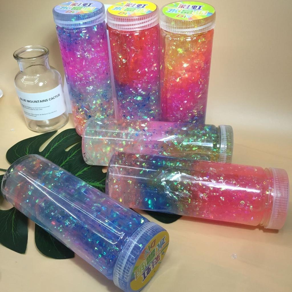Slime KIM TUYẾN nhũ 3 màu phối cực đẹp Đồ chơi hũ slam chất nhờn ma quái squishy dẻo bóng mềm mịn