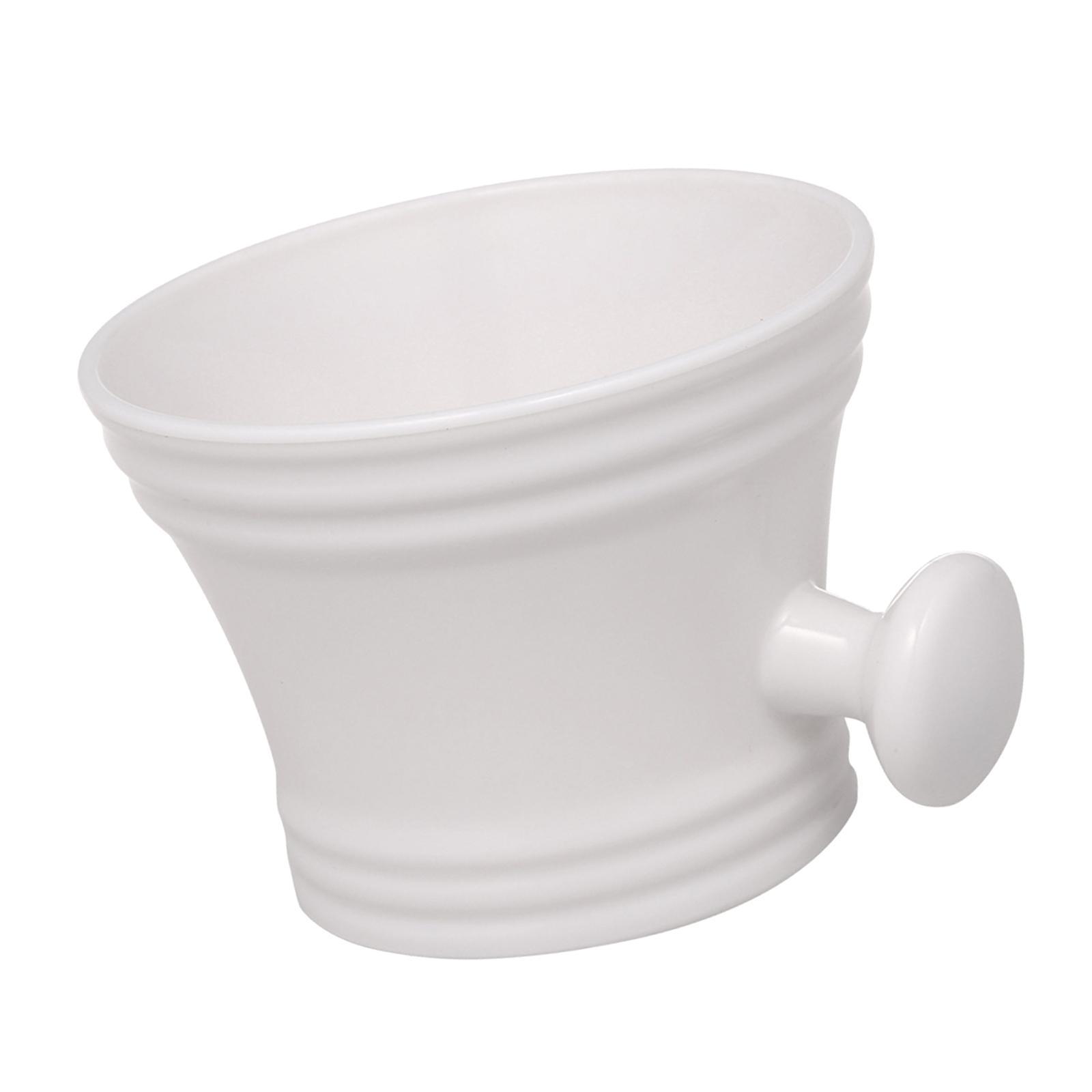 Modern Shaving Soap Bowl with Handle Gifts Wide Mouth Shave Soap and Cream Bowl, Beard Shaving Tools, Barber Cleaning Soap Cup