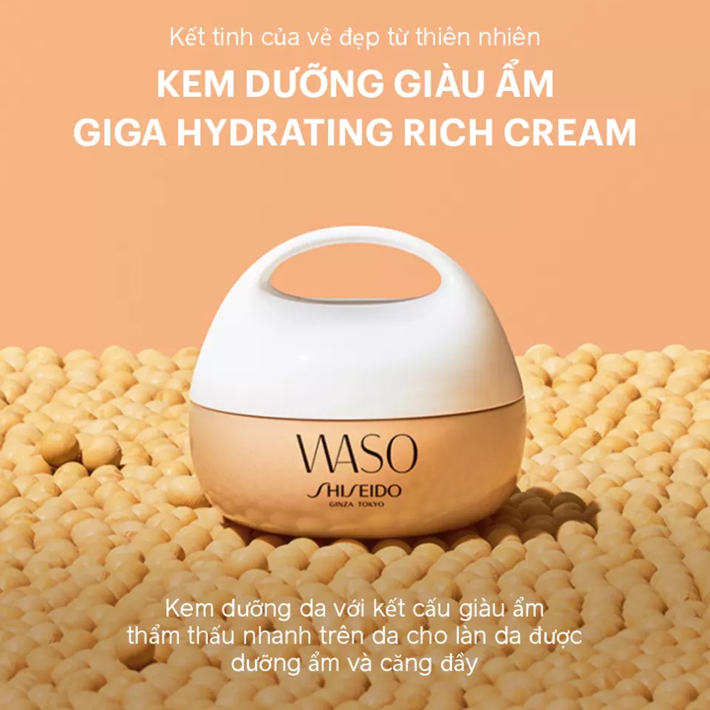 Kem dưỡng ẩm Shiseido Waso GIGA Hydrating Rich Cream 50ml