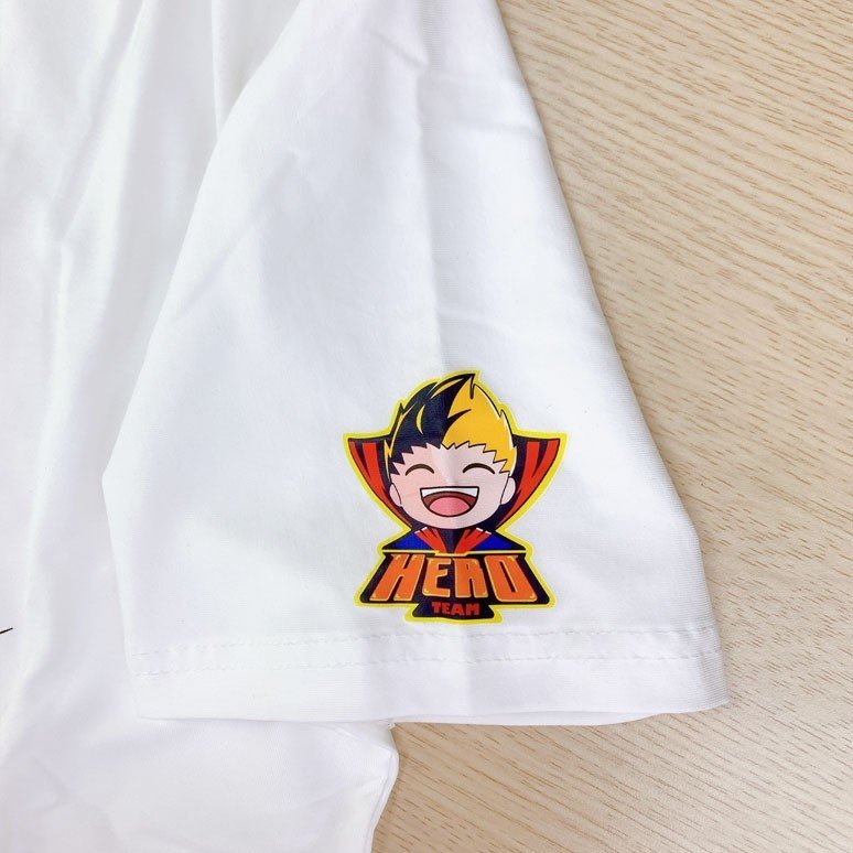 Áo Hero Team Kèm Chữ Ký Hero Team Màu Trắng, Chất Liệu Cotton, Thoáng Mát, Thời Trang Hero Team Unisex