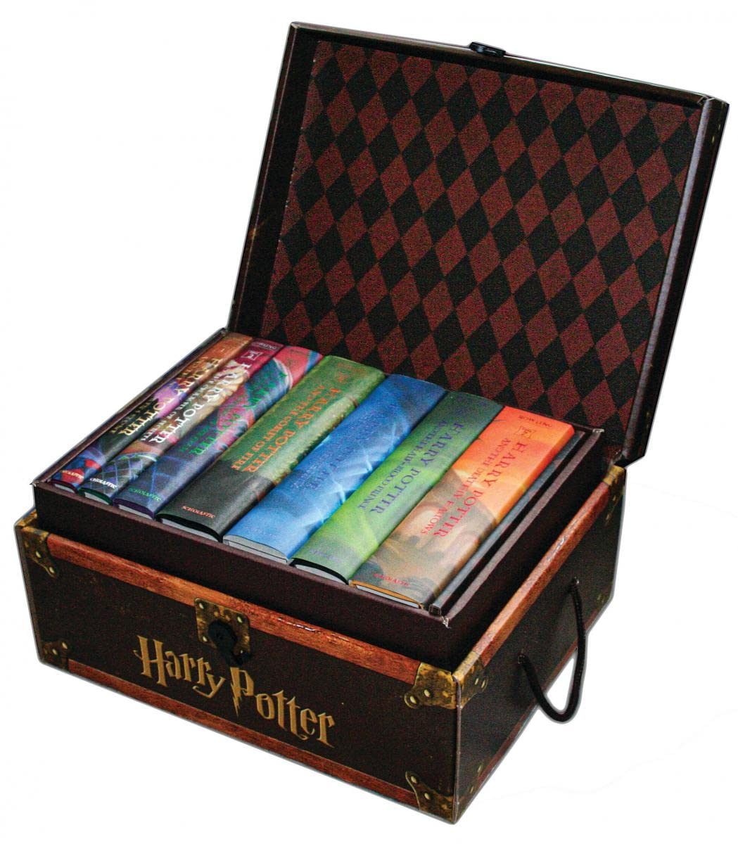 Harry Potter Boxed Set : Books # 1 to 7 - Scholastic US Version (Hardcover) (English Book)