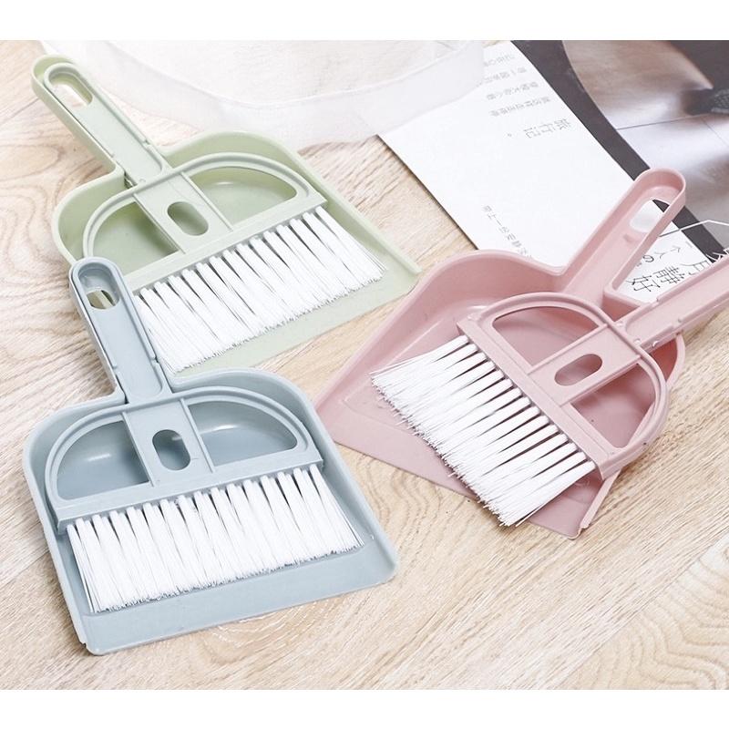 Bộ chổi và xẻng hót mini dọn vệ sinh cho chó mèo tiện dụng