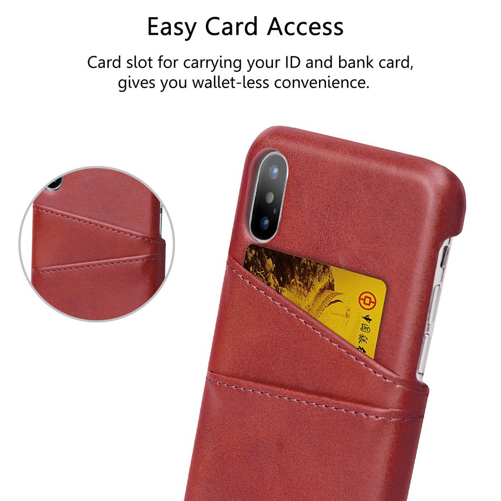 Casing for iPhone 12 Pro Max iPhone 12 Mini Case Calf Leather Cover 2 Card Slot