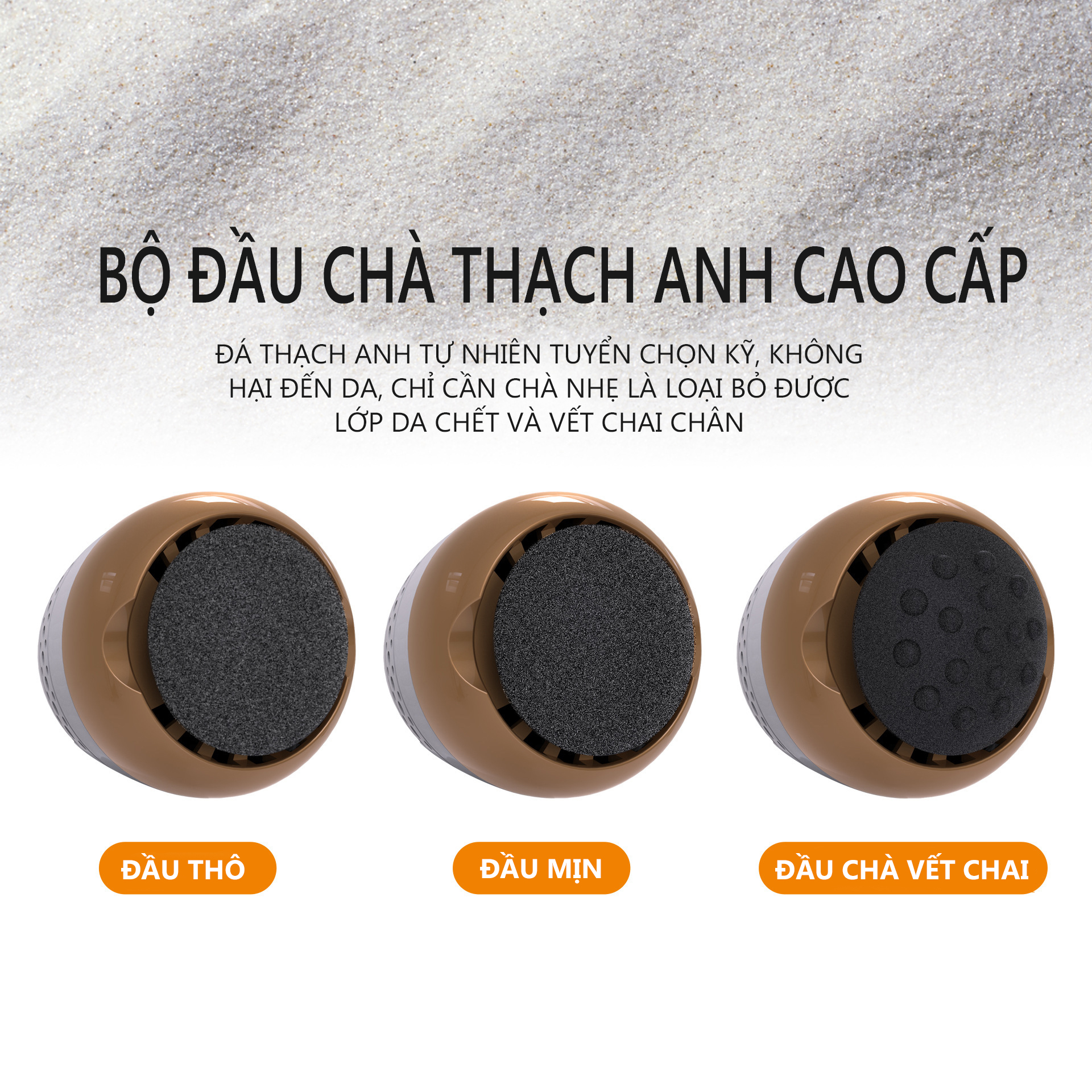 Máy Chà Gót Chân Tẩy Tế Bào Chết , Máy Tẩy Da Chết Gó Chân Cao Cao , Chất Lượng ,Mịn Màng Cho Từng Bước Đi