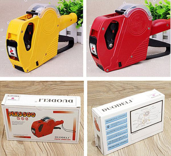 Máy Bắn Giá Tiền Kèm Cuộn Team Giấy,Hộp Mực(Giao màu ngẫu nhiên)
