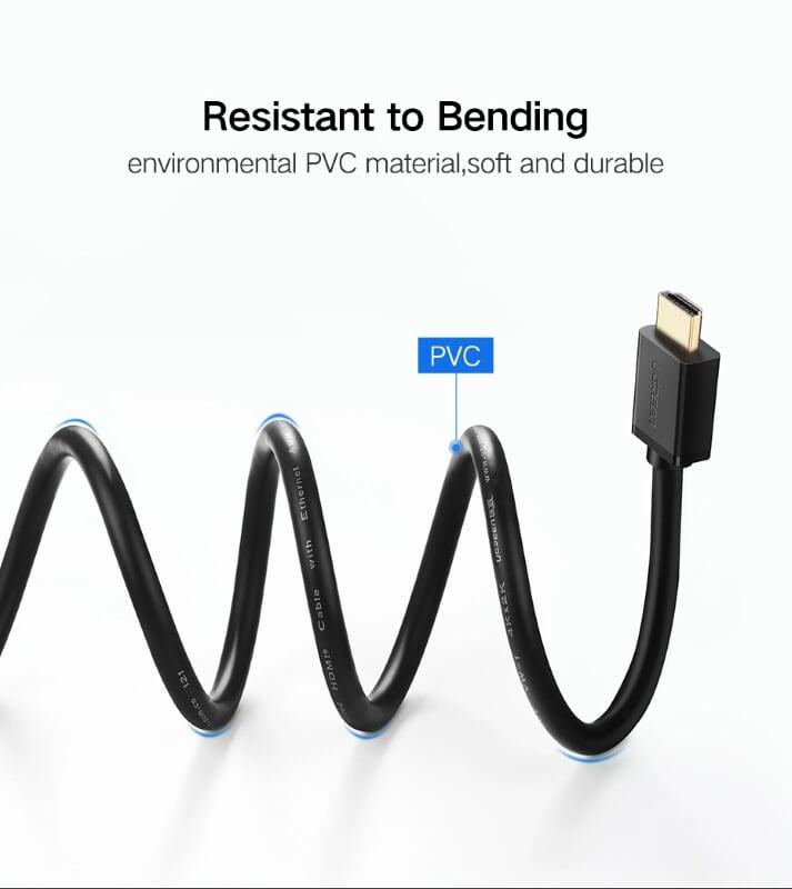 Ugreen UG10114HD104TK 30M màu Đen Cáp tín hiệu HDMI chuẩn 1.2 hỗ trợ phân giải 4K * 2K - HÀNG CHÍNH HÃNG