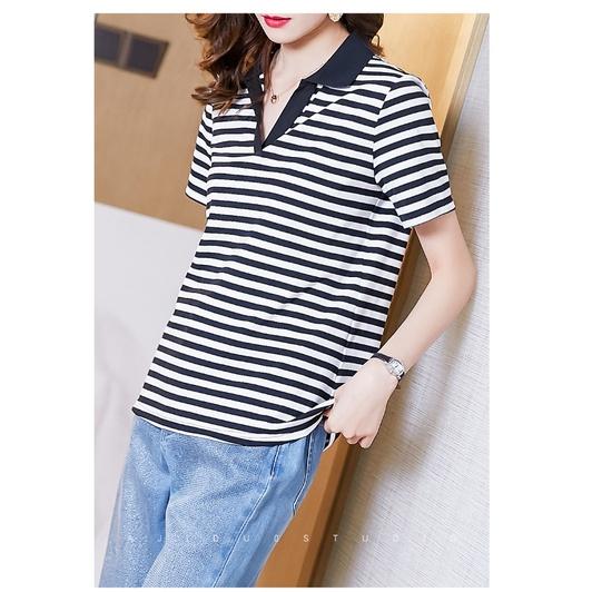 Áo sơ mi kẻ sọc tay ngắn mùa hè n01-621