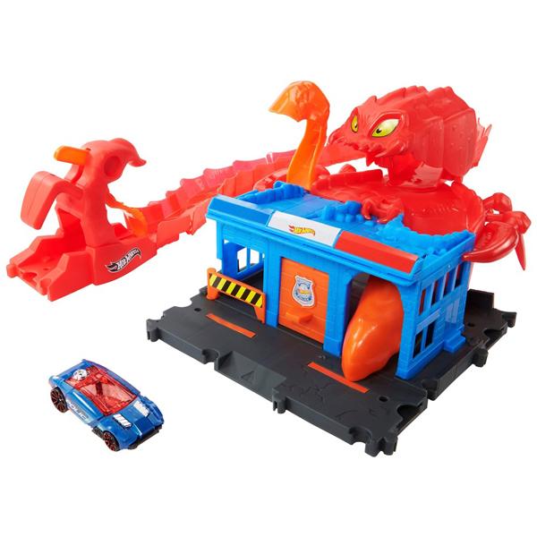 Đồ Chơi Mô Hinh Bò Cạp Độc Dược Hot Wheels City Scorpion Flex Attack - Hot Wheels HDR32/HDR29