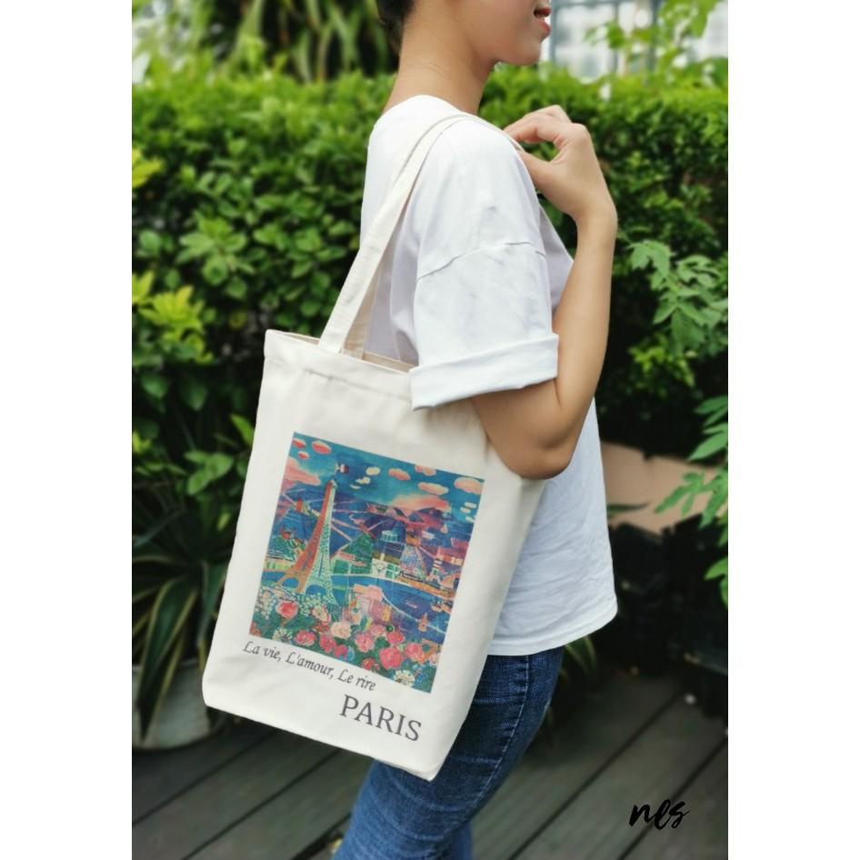 TÚI CANVAS TOTE PARIS - MAIHOME VB-MH007