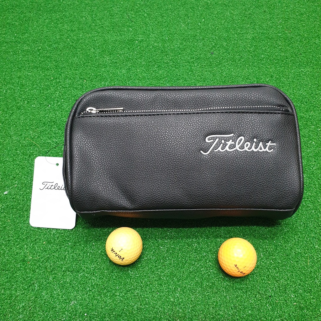Túi Golf Cầm Tay - Da PU Chống Nước, Nhỏ Gọn