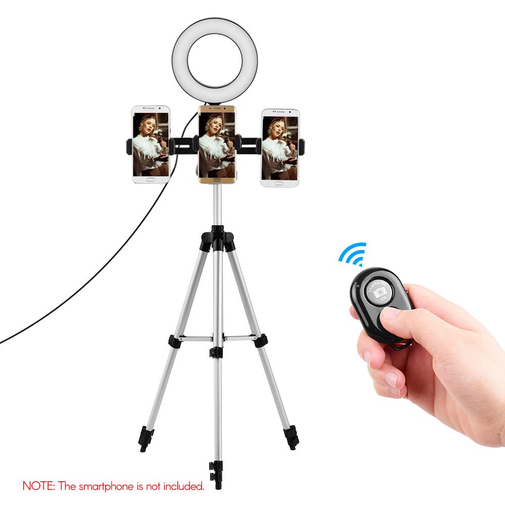Bộ đèn vòng phát trực tiếp 6.3 inch / 16cm 2700K ~ 6500K có thể thay đổi hai màu