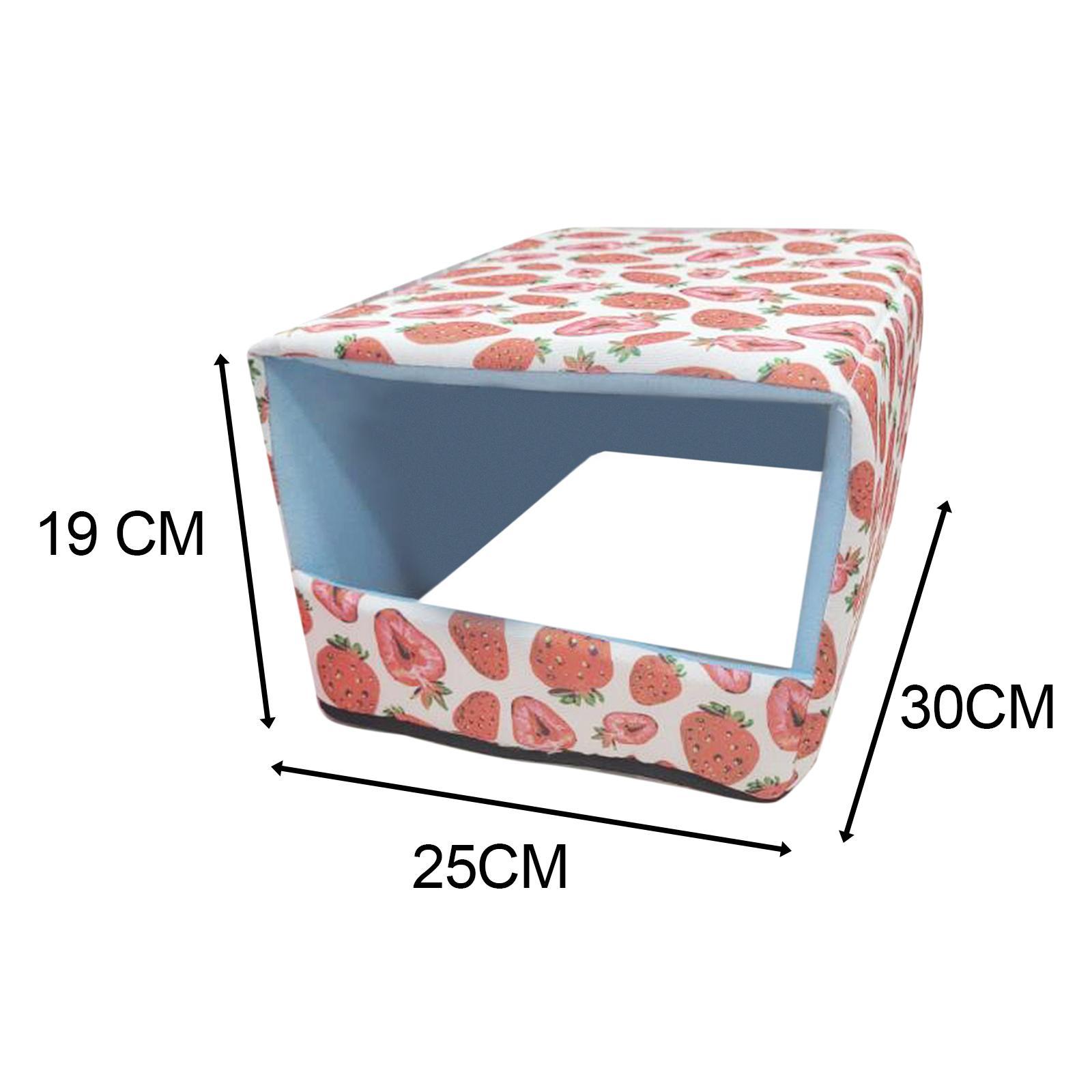Bottomless Cage Hideout Hamster House for Small Animals, Chinchilla, Rat