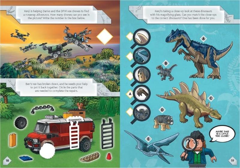 Sách Lego Jurassic World: Raptors On The Run Activity Book