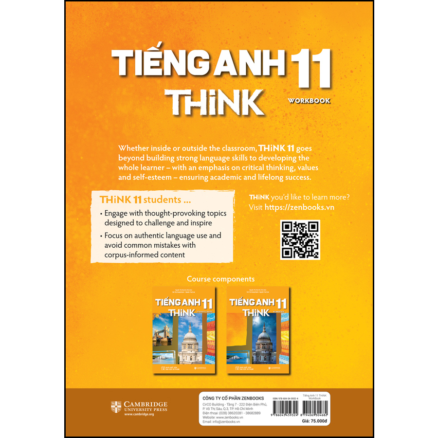 Sách Giáo Khoa Tiếng Anh 11 THiNK (Workbook)