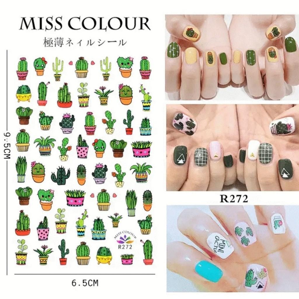 Sticker nail - hình dán móng đáng yêu (COMBO 2 miếng)-BYH196