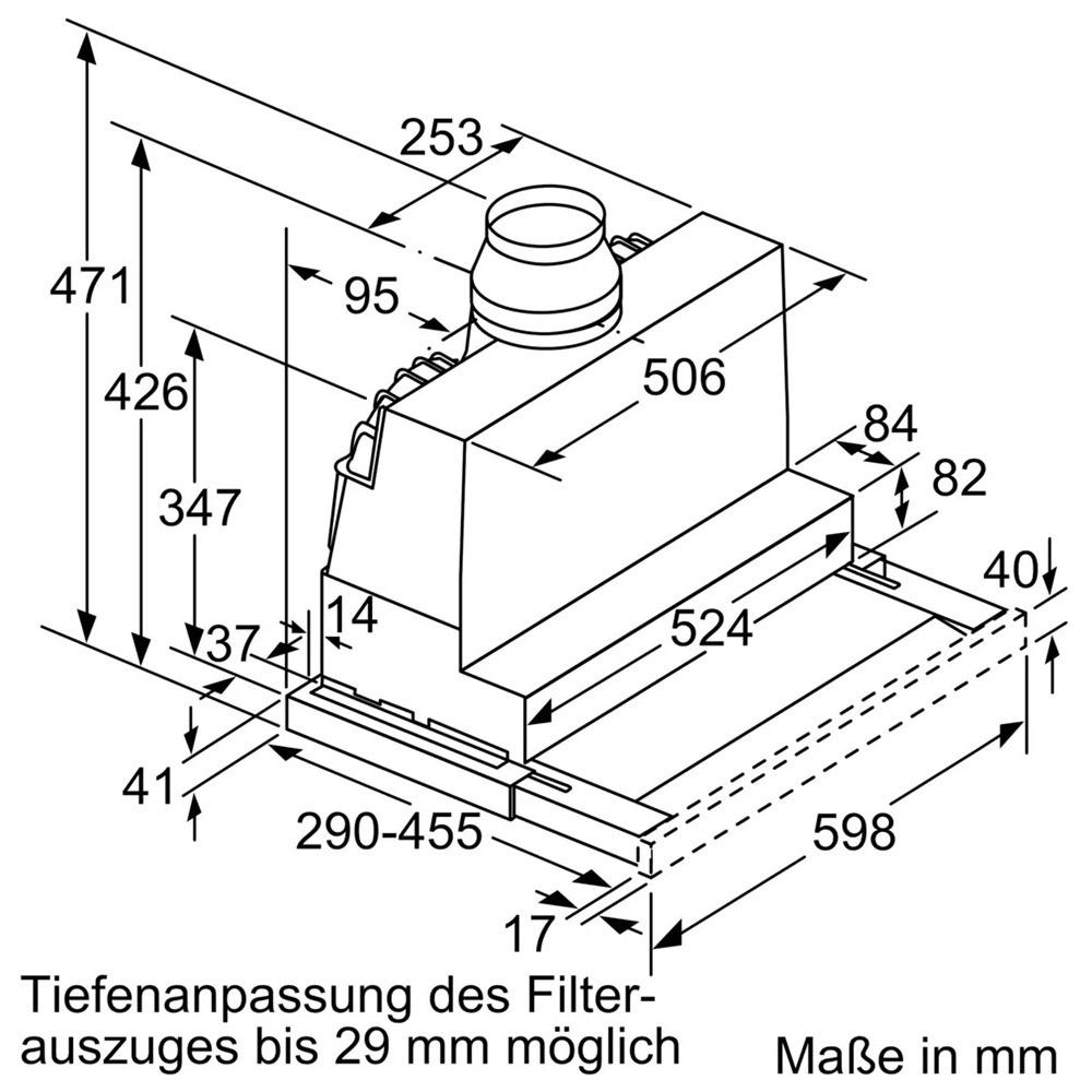 Máy Hút Mùi Bosch Serie 4 DFR067A52, Máy Hút Mùi Âm Tủ, Chất Liệu Thép Không Gỉ, Độ Ồn Thấp, Nhập Đức, BH 12 Tháng, Hàng Chính Hãng