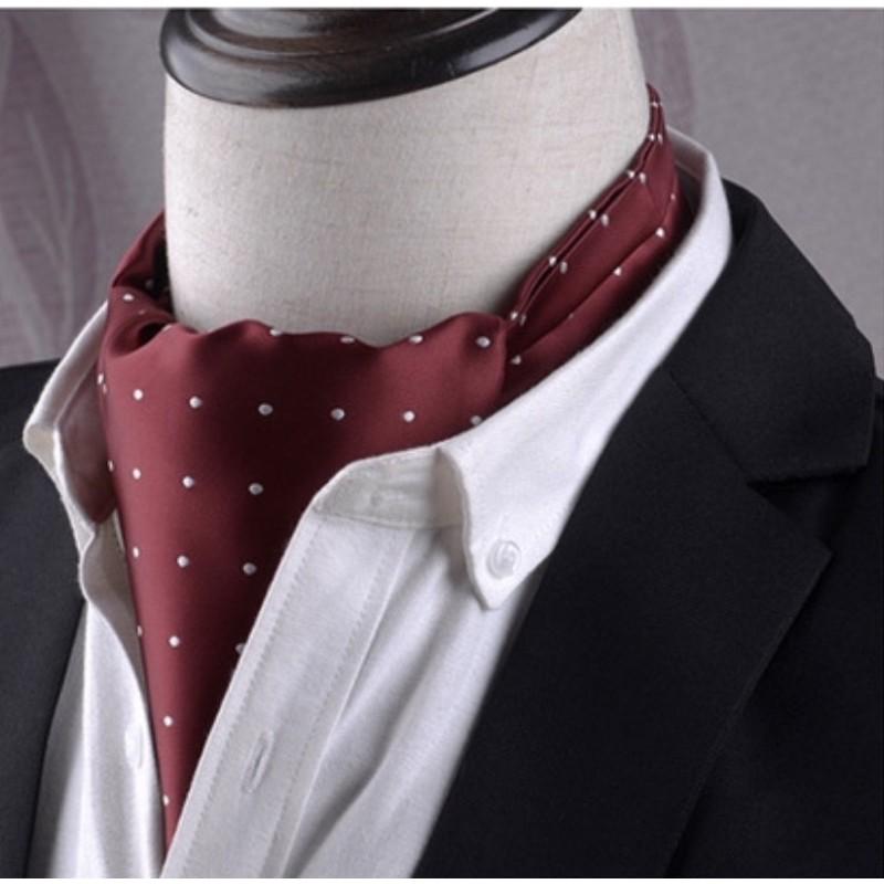 Khăn đeo cổ nam - Khăn ascot cao cấp
