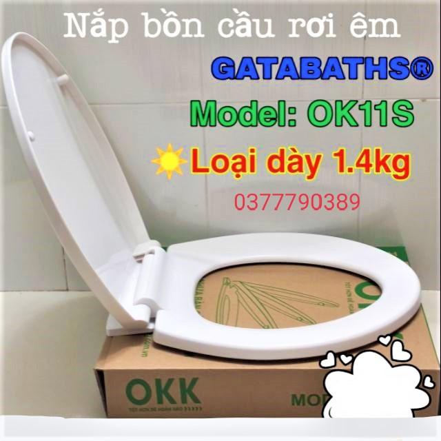 Nắp Bồn Cầu Rơi Êm Nặng 1.4KG cao cấp