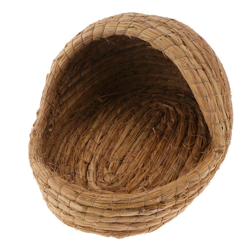 2x Rabbit, Gerbil, Chinchillas, Hamster, Bunny Habitat House Cage Straw Nest
