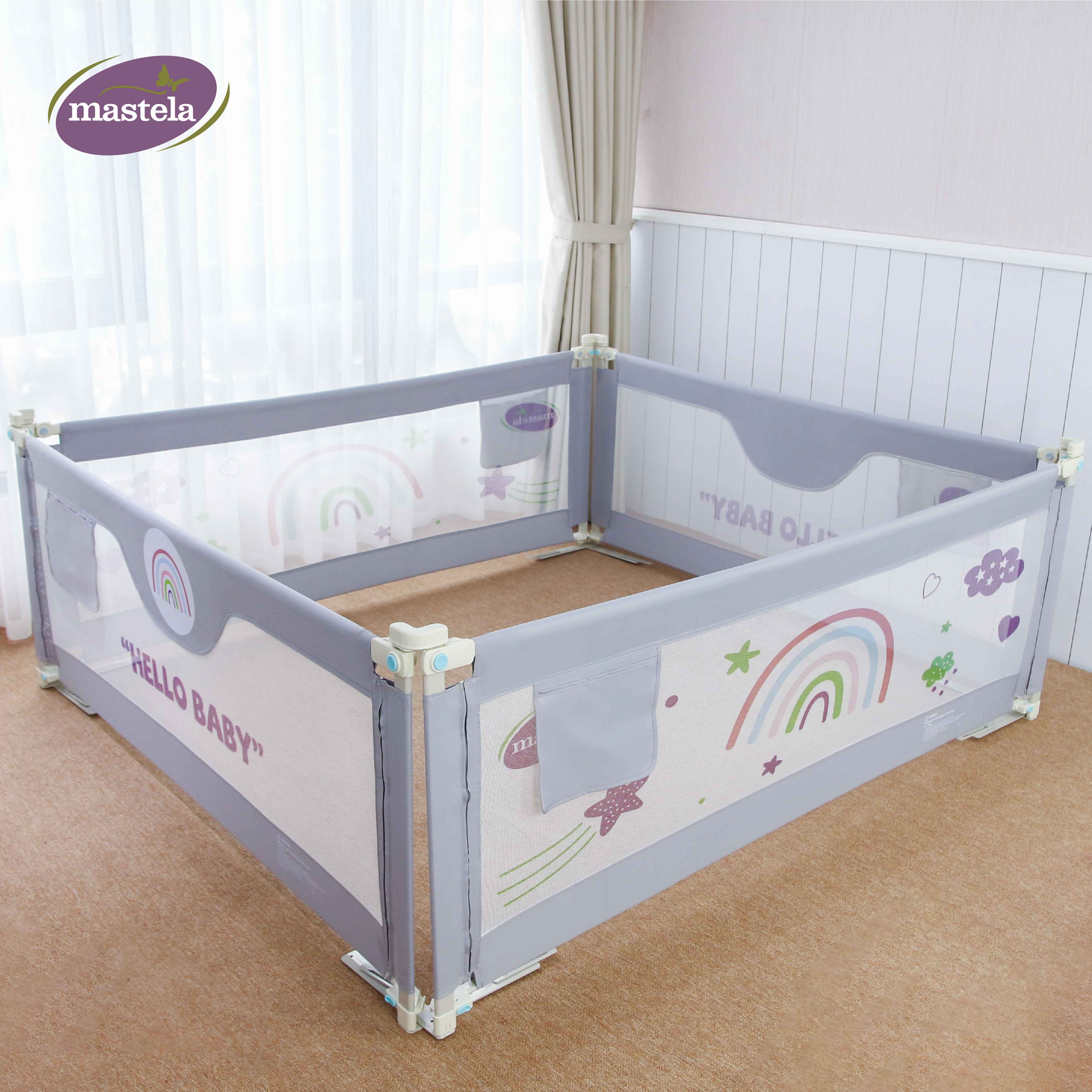 Thanh chắn giường điều chỉnh độ cao Mastela 015 hình dễ thương 2.0M/1.8M