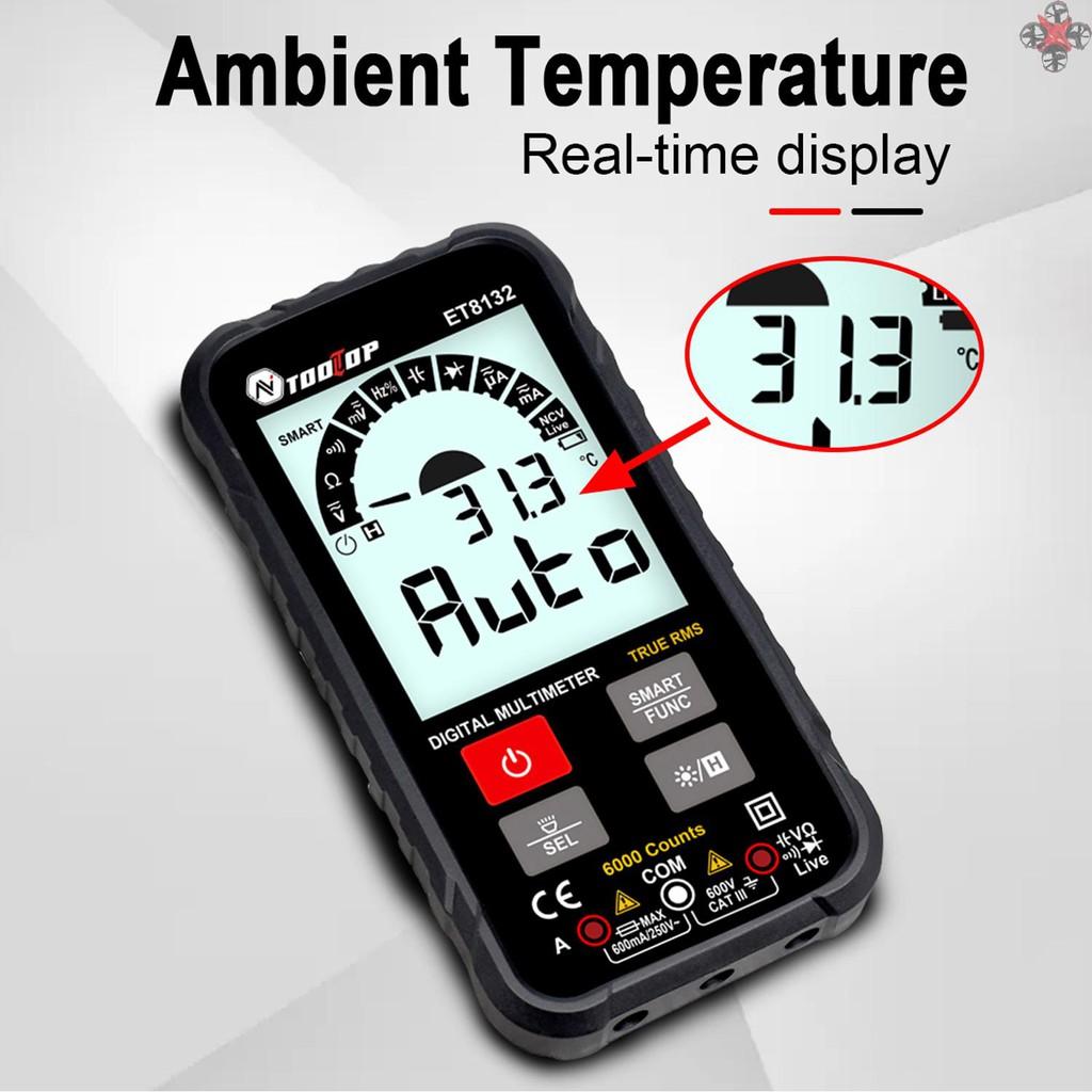 Vạn Năng Kế Kỹ Thuật Số Top Tooltop Et8132 2.88 Inch