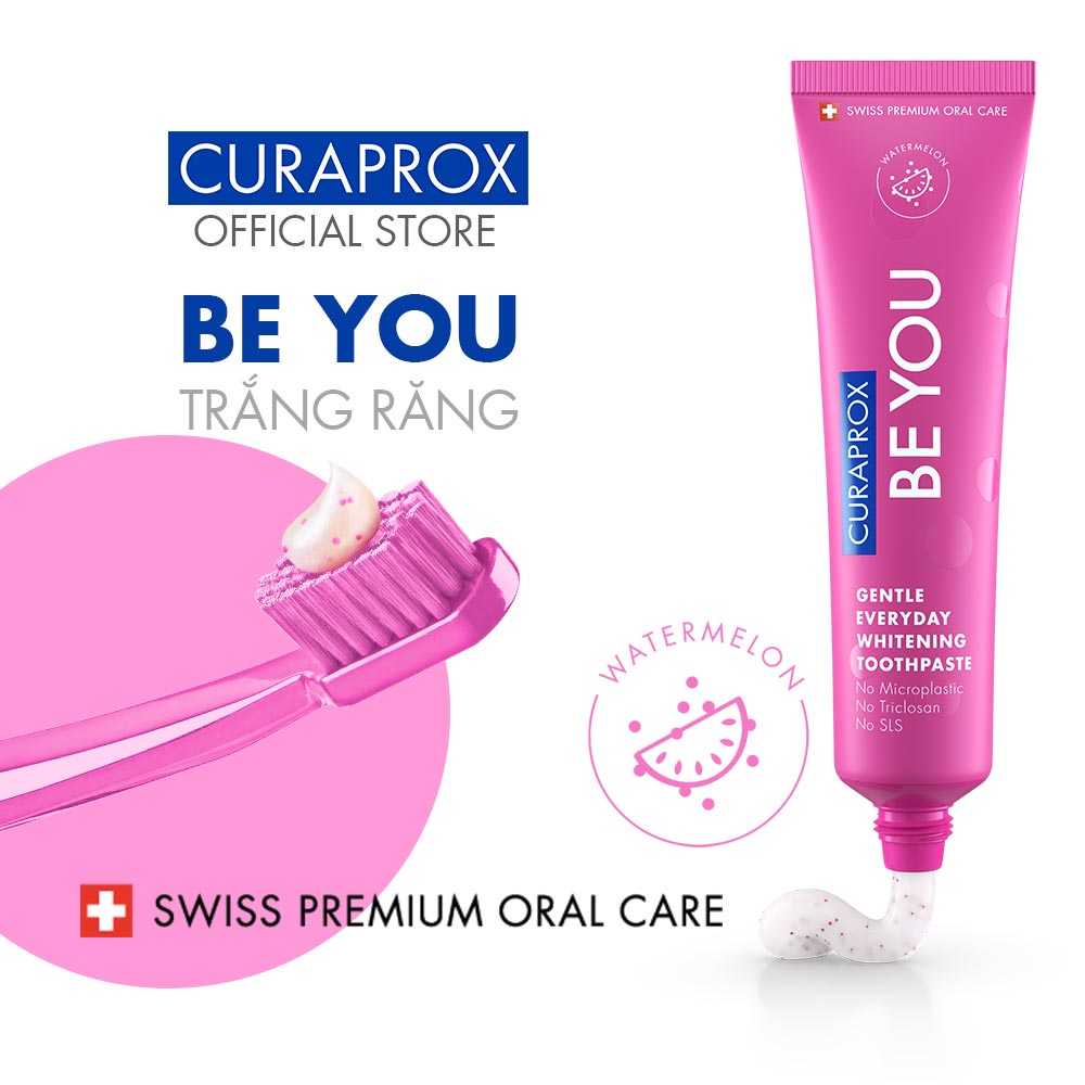 Kem đánh răng Curaprox BE YOU trắng răng tự nhiên 60ml