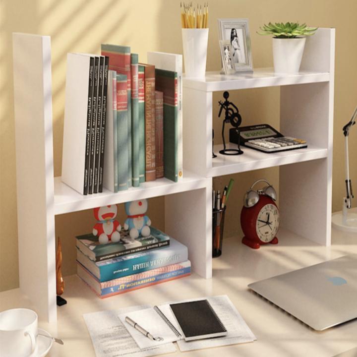 Khuyến mãi - Kệ gỗ để bàn đựng sách BOOKCASE White