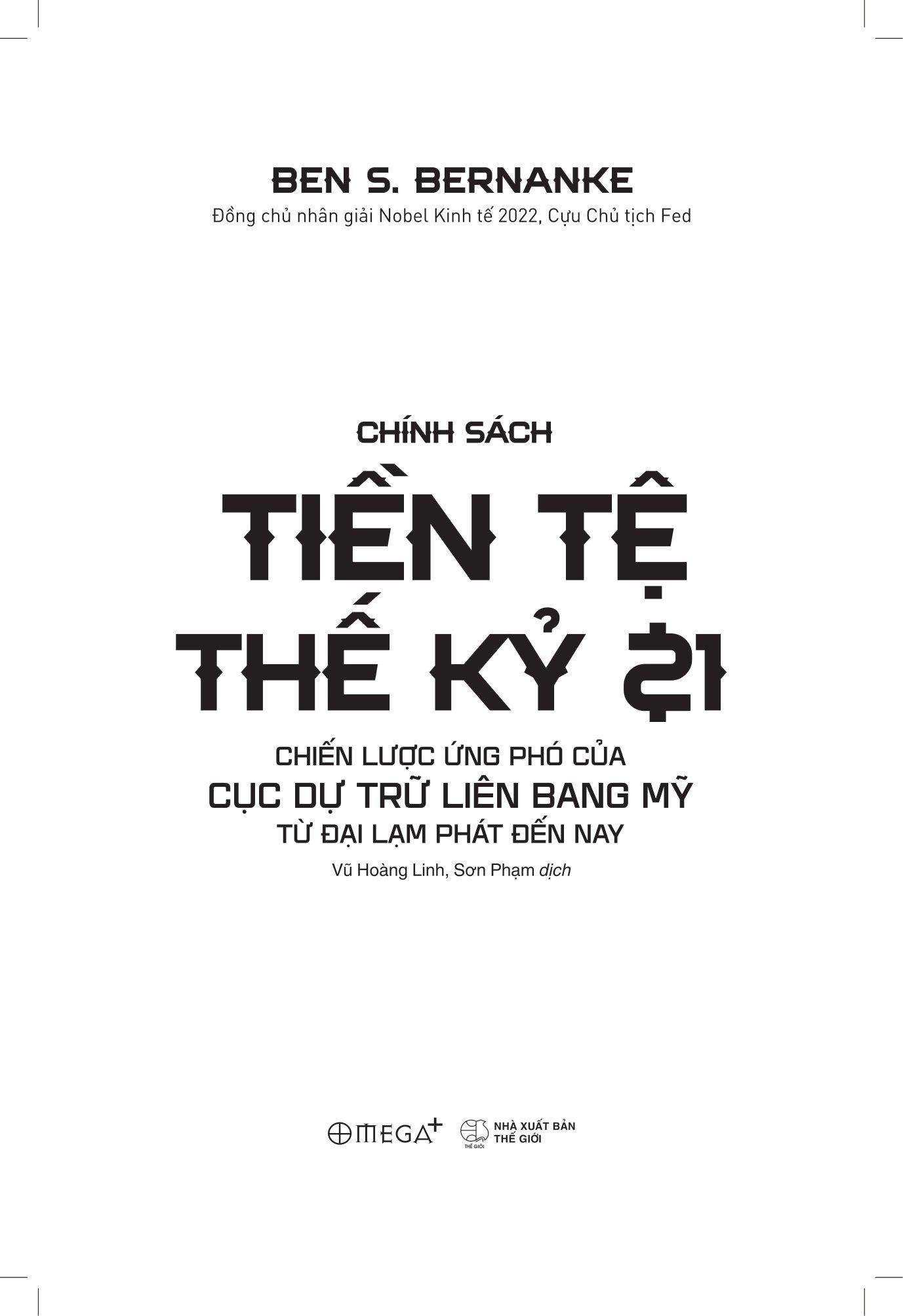 [Pre-order] Chính Sách Tiền Tệ Thế Kỷ 21