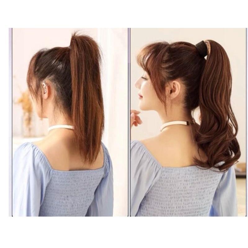 Tóc giả nữ cột tóc thanh quấn xoăn