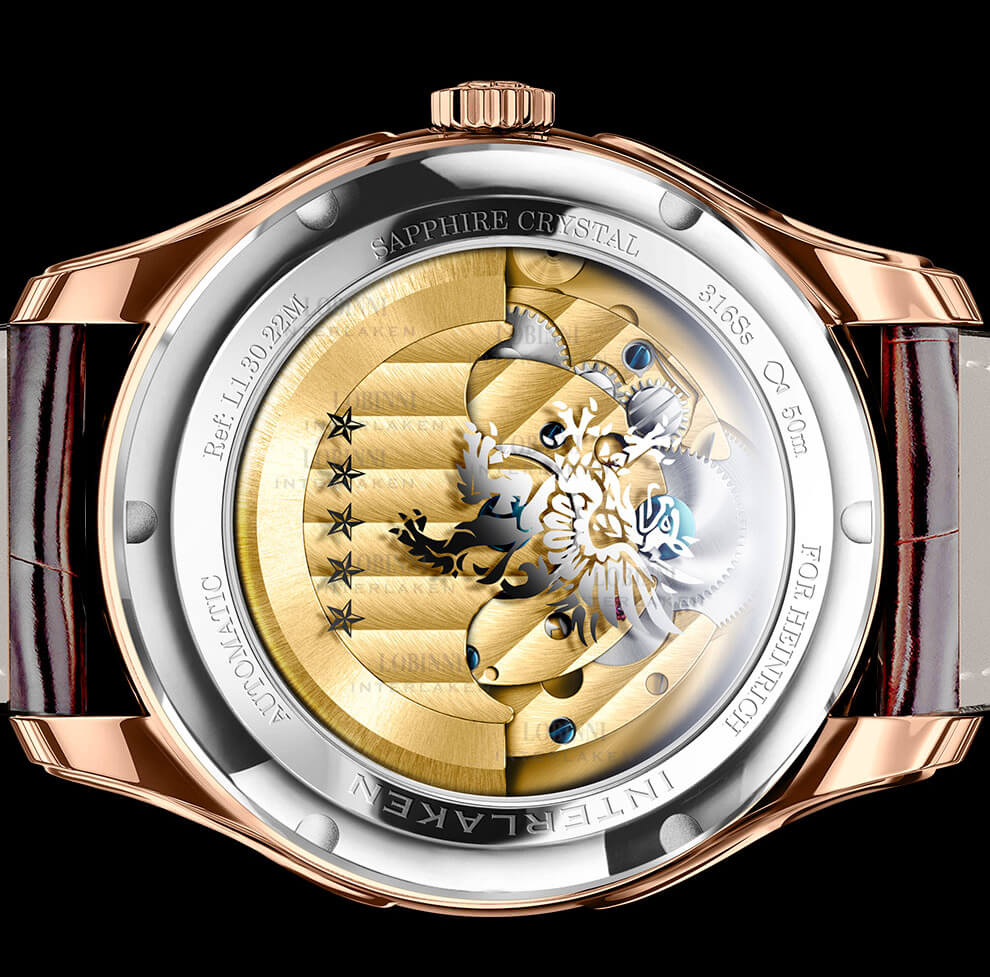 Đồng hồ nam chính hãng LOBINNI L13022-6,kính sapphire,chống xước,chống nước 50m,Bh 24 tháng,máy cơ (automatic)