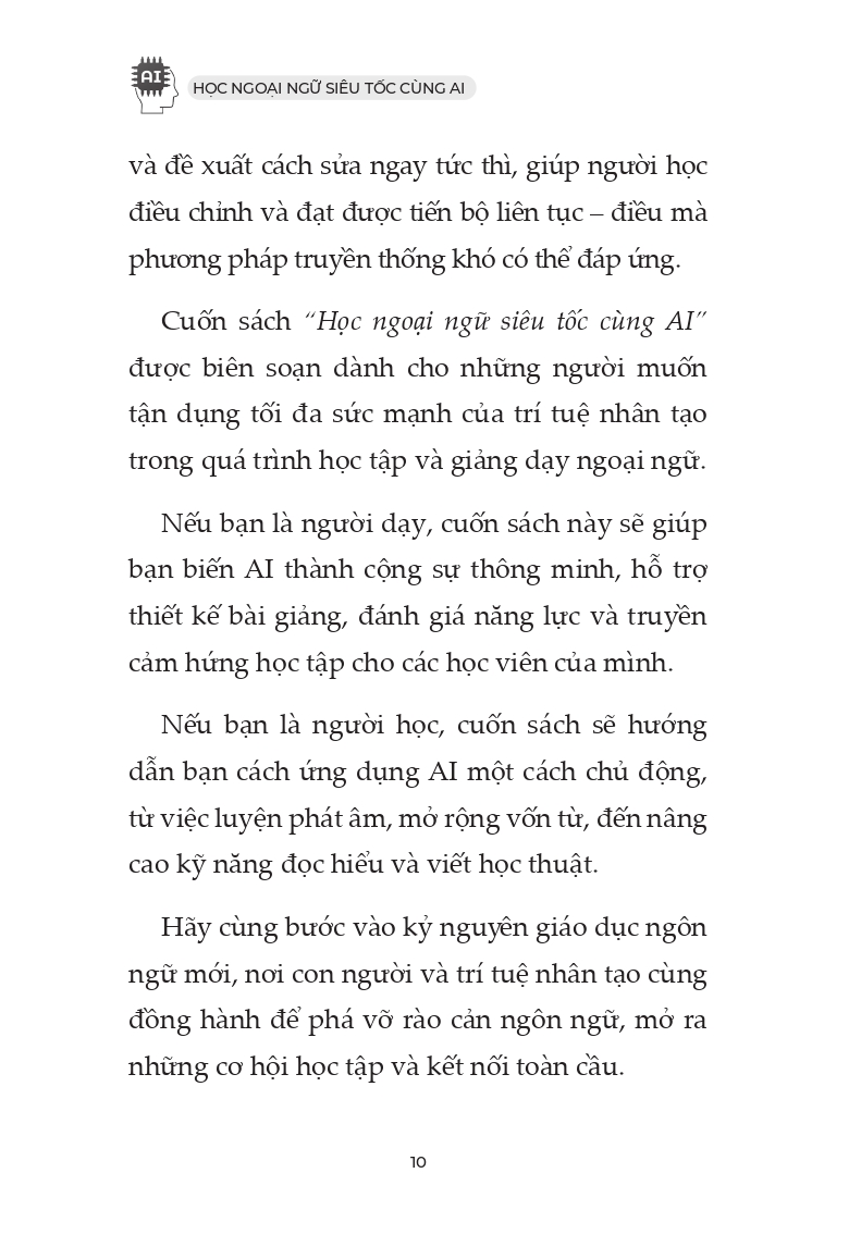 Học Ngoại Ngữ Siêu Tốc Cùng AI