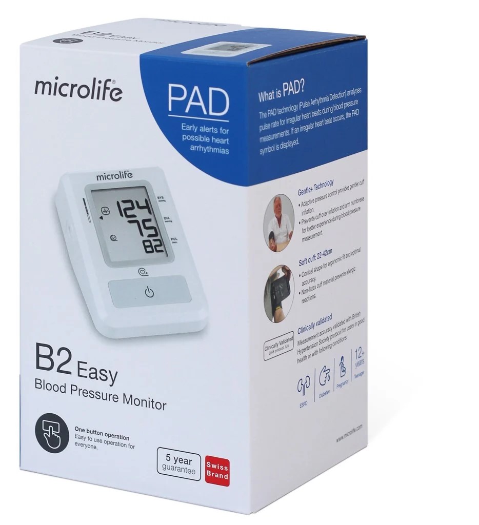 Máy Đo Huyết Áp Bắp Tay Microlife B2 Easy