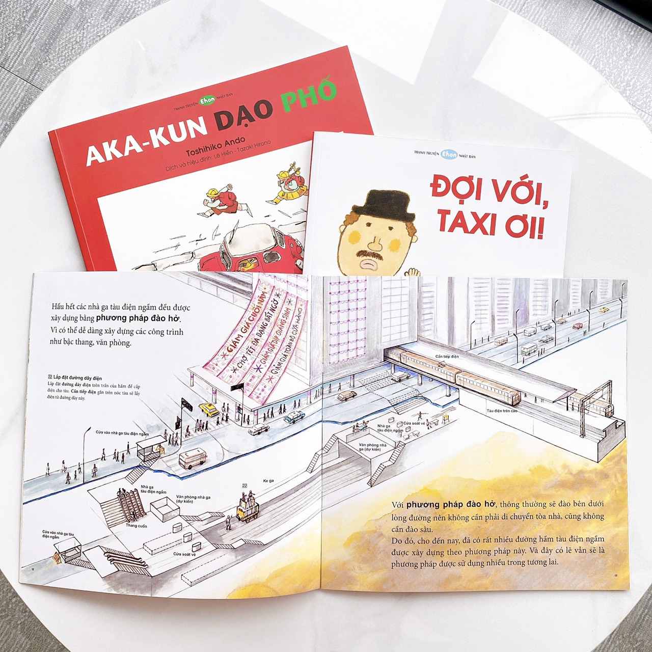 Sách Ehon Nhật Bản cho bé trai 2 6 tuổi - Combo Bé trai thích xe
