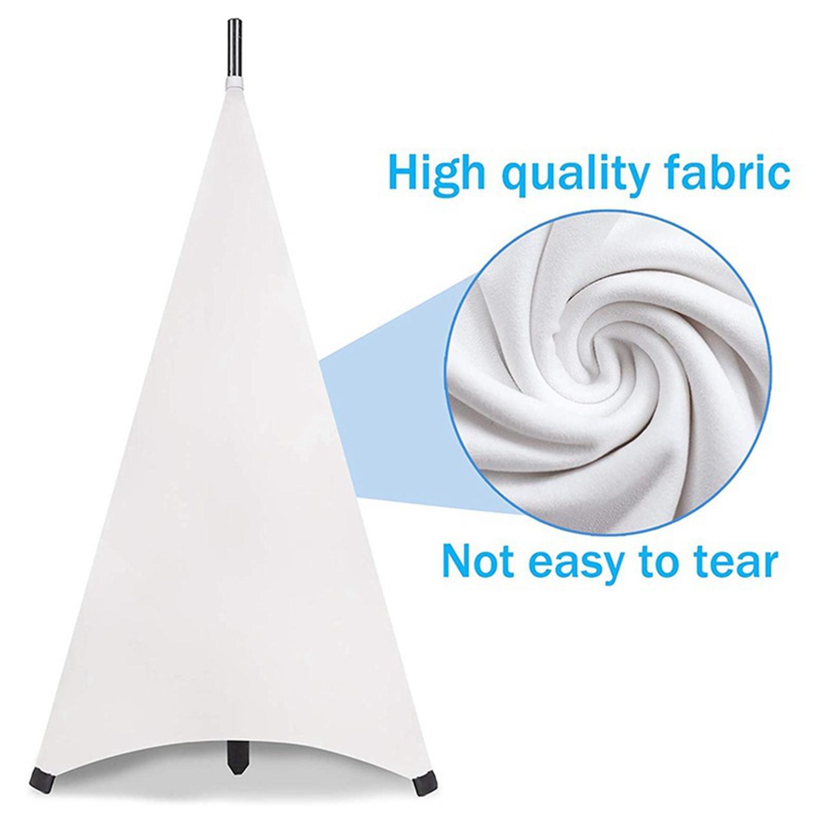 Universal Speaker Stand Cover Stretchable Height Flexible for Wedding Stage