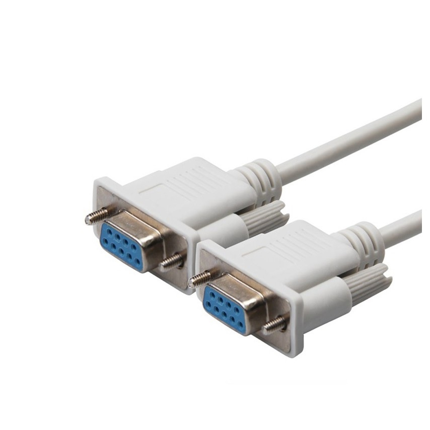 ROGTZ Cáp nối thẳng Com to Com DB9 ( Cáp RS232 ) 9F/9F Dài 1.5m Cao Cấp - Hàng Nhập Khẩu