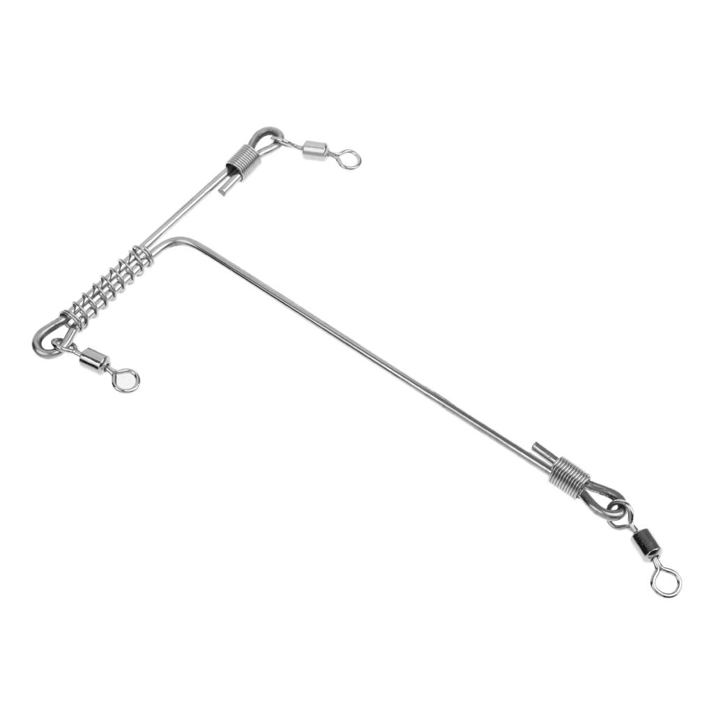 T-Shape Fishing Balance Stainless Steel Rolling Balance with Swivel