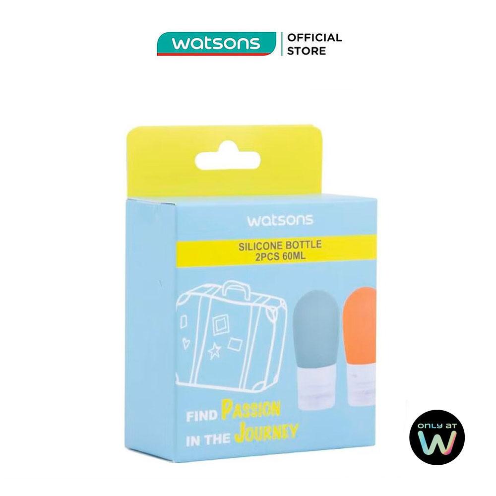 Bộ 2 Chai Rỗng Silicone Watsons 60ml 2pcs