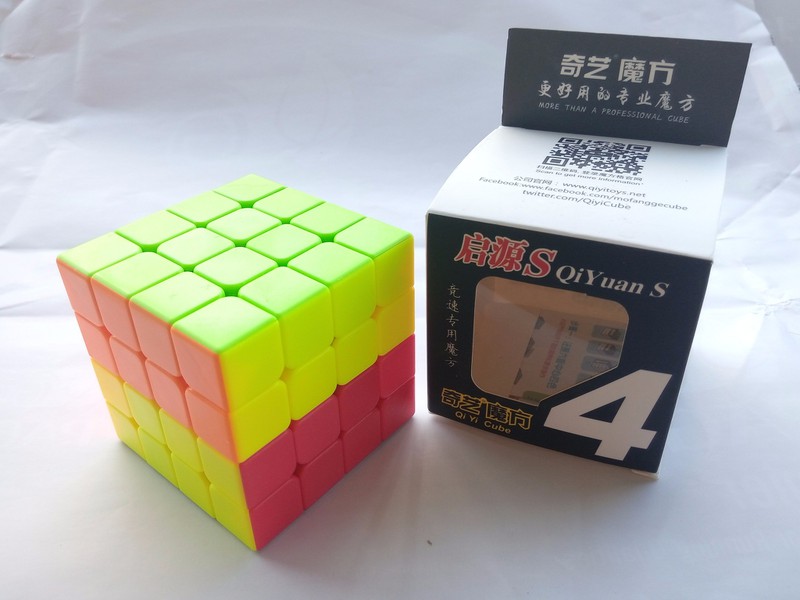 Đồ Chơi Rubik 4x4x4 Không Viền Sắc Màu