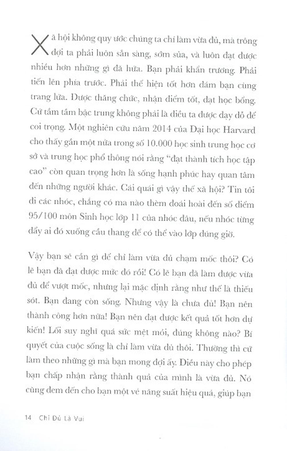 Chỉ Đủ Là Vui - Sống Trót Lọt Với Bí Thuật Biếng Lười