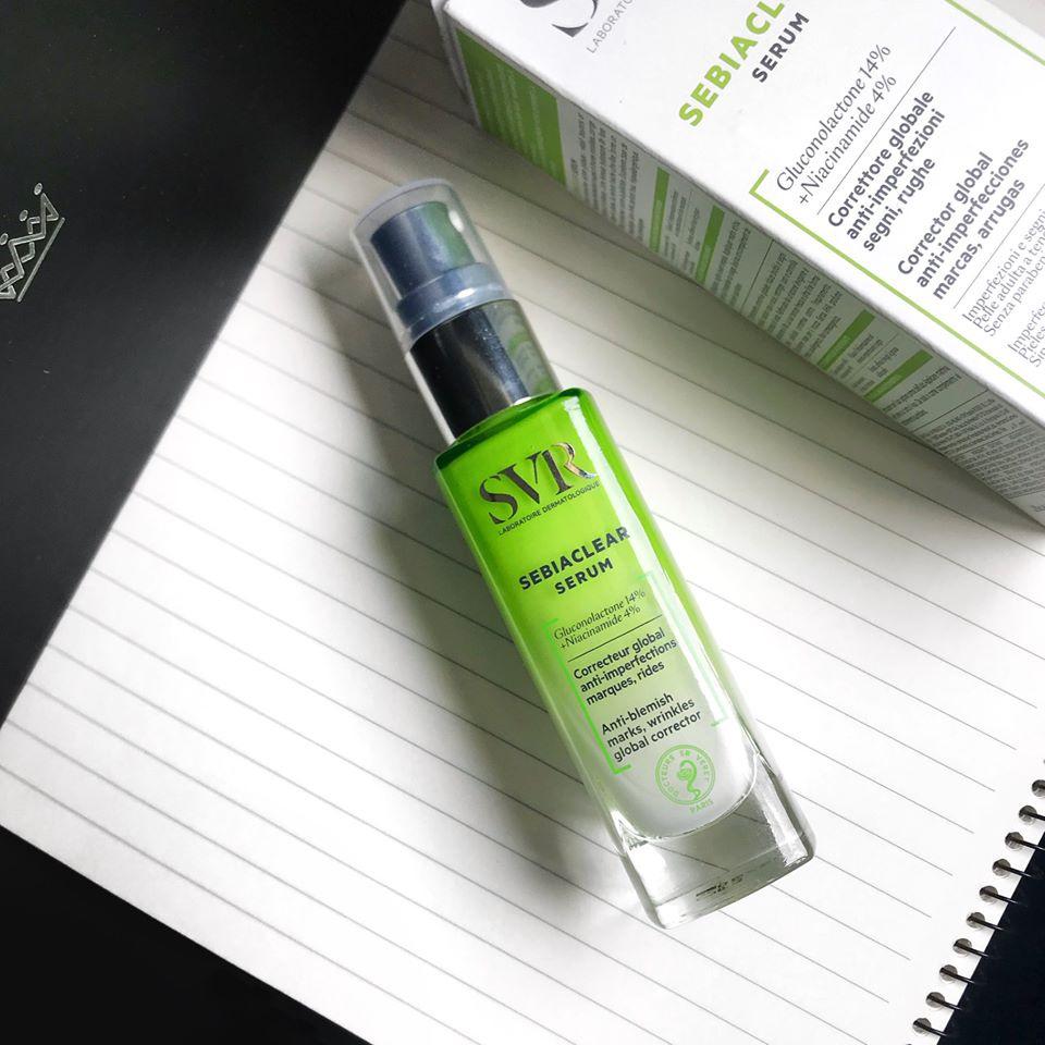 Tinh Chất Dưỡng Da SVR Sebiaclear Serum Làm Mờ Thâm Nám Giảm Mụn Kiềm Dầu Cấp Ẩm Chống Nhăn Mềm Mịn Da