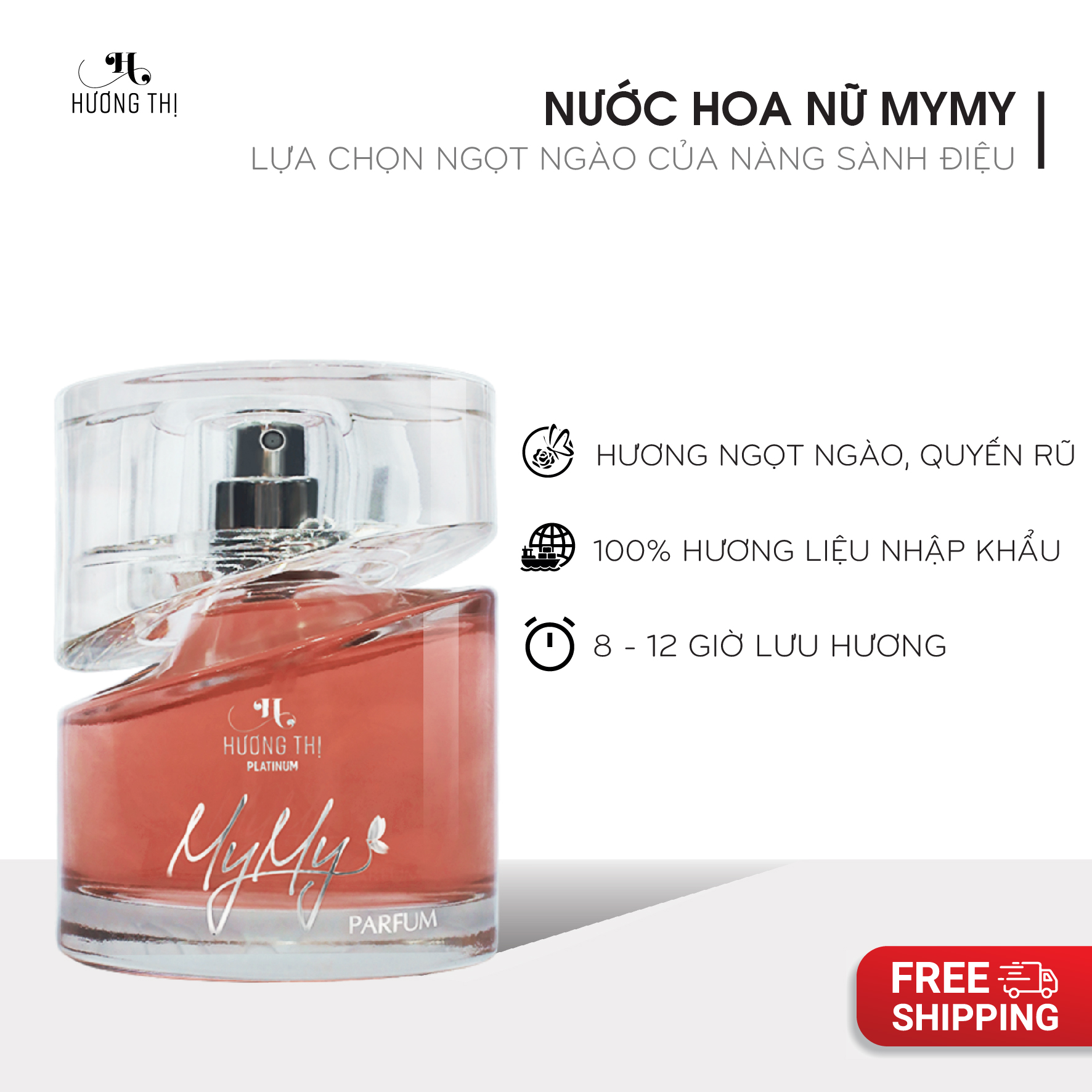 Nước Hoa Nữ MyMy Hương Thị Thanh Lịch, Trẻ Trung, Quyến Rũ 50ml