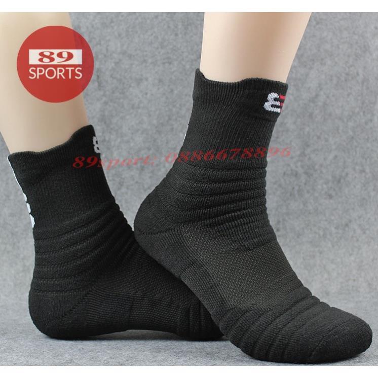 Tất thể thao 8sport Hot nhất năm. Chất Cotton 100%, Siêu MỀM MẠI, THOẢI MÁI, rãnh nhăn chống trơn, phù hợp chơi thể thao