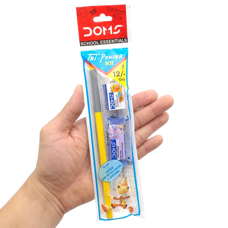 Bộ Dụng Cụ Học Sinh DOMS Tri Power Kit 7142