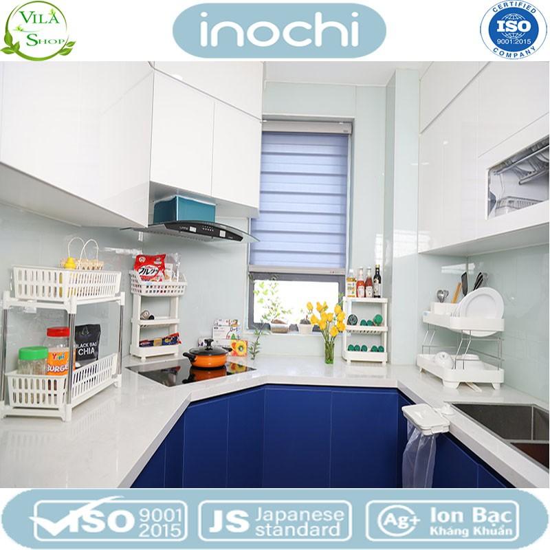Kệ Để Đồ Đa Năng, Kệ Nhựa Cao Cấp 3 Tầng Nachi Plus Inochi, Đạt Tiêu Chẩu Xuất Nhật - Châu Âu - EU