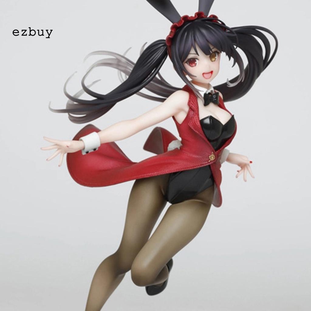 with Base Miniature Tokisaki Kurumi Anime Bunny Girl Tokisaki Kurumi Model Lightweight for Collection